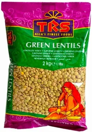 TRS GREEN LENTILS WHOLE 500G