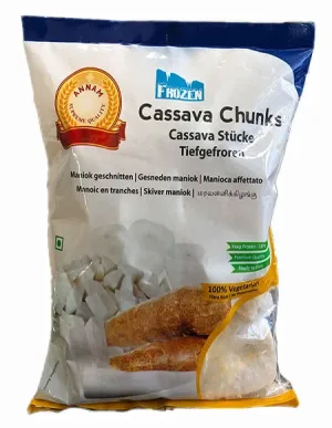 ANNAM FROZEN CASSAVA CHUNKS 908G