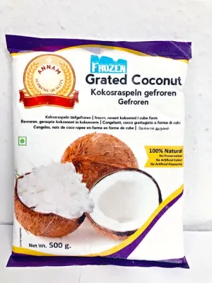 ANNAM FROZEN GRATED COCONUT 500G