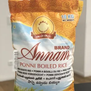 ANNAM PONNI BOILED RICE 10KG