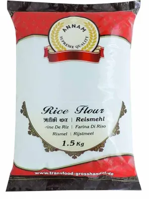 ANNAM WHITE RICE FLOUR UNROASTED 500G