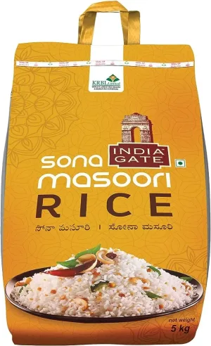 INDIA GATE SONA MASURI RICE 5KG