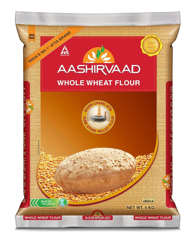 AASHIRVAAD WHOLE WHEAT FLOUR/ATTA 5KG