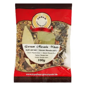 ANNAM GARAM MASALA WHOLE 100G
