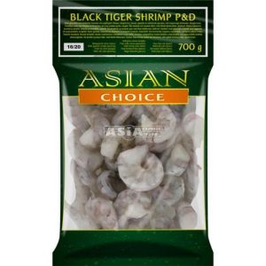ASIAN CHOICE BLACK TIGER SHRIMP P&D 16/20 1KG