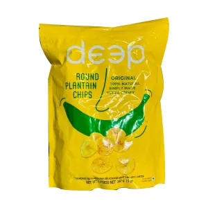 DEEP ROUND PLANTAIN CHIPS ORIGINAL 170G
