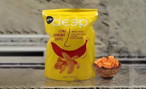 DEEP RED CHILLI BANANA CHIPS 200G