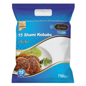 CROWN CHICKEN SHAMI KEBAB 750G