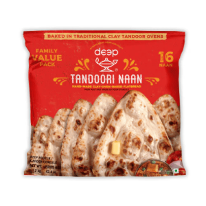 DEEP FROZEN TANDOORI NAAN FAMILY PACK 1200G